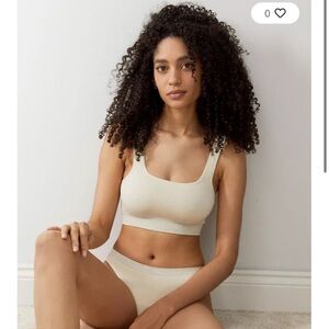 Urban Outfitters out from under cream seamless Tank Top xs/s